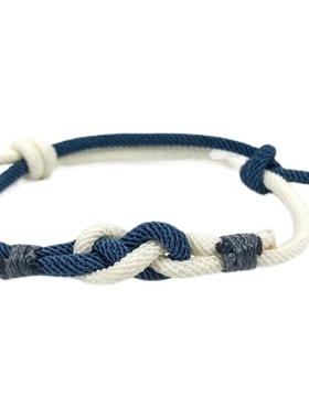 八字同心结手链一对中国风可调节