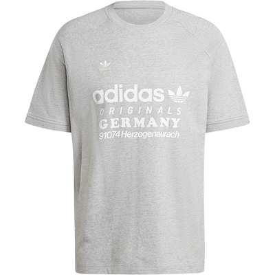 阿迪达斯男士复古短袖T恤