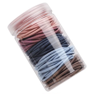 简约头绳女韩版细发圈扎头发不勒发无扎痕橡皮筋气质少女头饰发绳