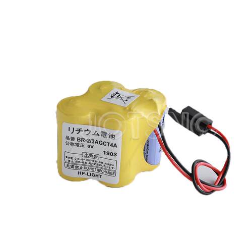 BR-2/3AGCT4A 6V适用发那科加工中心机床PLC锂电池A98L-0031-0025