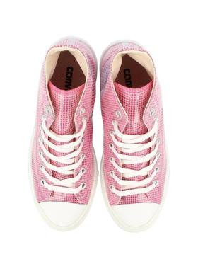 【日本直邮】匡威CONVERSE ALL STAR LIGHT CLEARLAYER HI 粉色高