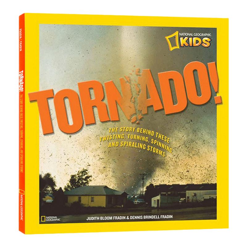 Tornado!龙卷风扭曲和旋转风暴背后的故事 国家地理儿童 精装 英文原版