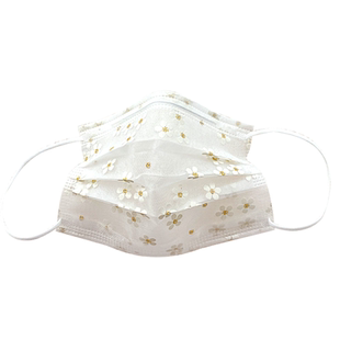 双层樱花网纱口罩一次性男女通用透气防飞沫防尘网红爆款时尚潮流