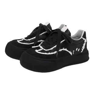 【宁艺卓同款】SOAP OPERA泡泡鞋黑骑士德训鞋内增高厚底板鞋男女