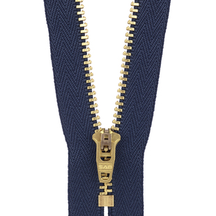 SAB伟星 4#金属方牙闭口拉链牛仔裤子拉链欧标环保配件辅料拉链条