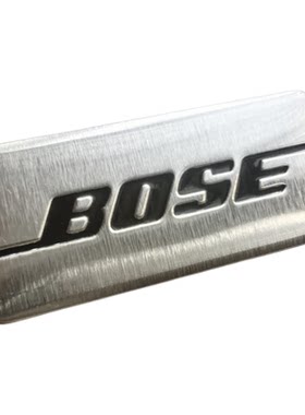 适用BOSE音响喇叭罩装饰标保时捷汽车音箱博士标志 金属bose车标