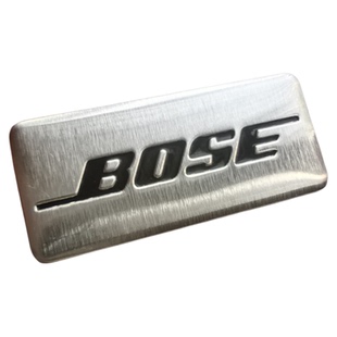 适用BOSE音响喇叭罩装饰标保时捷汽车音箱博士标志 金属bose车标