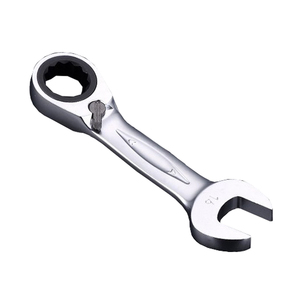 双向短型进口维修棘轮开口快速工业级多功能两用短柄棘轮扳手省力