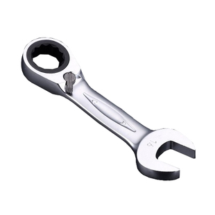 双向短型进口维修棘轮开口快速工业级多功能两用短柄棘轮扳手省力