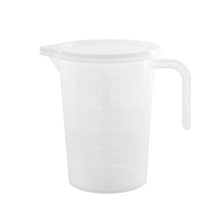 包邮带盖塑料量杯 1000毫升 厨房量具工具 水杯 带刻度 耐高温
