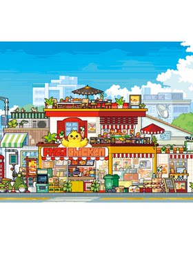 星落之地14.0系列造景贴纸玩具