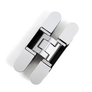 隐形门合页三维可调木门暗门内外开隐藏折叠暗藏门十字铰链180度