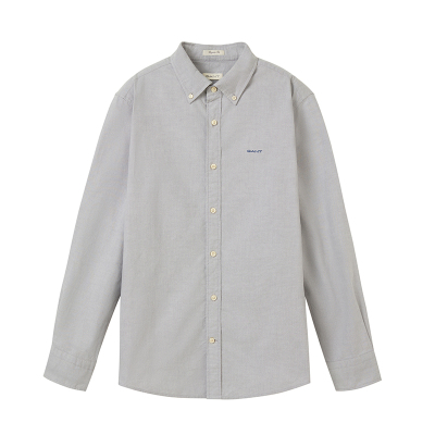 GANT/甘特纯棉牛津纺长袖衬衫男