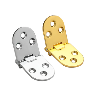 翻板合页镀铬高档金属锌合金柜门 橱柜五金配件 平面铰链促销