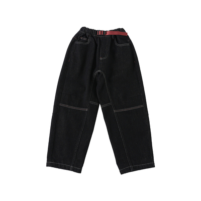 小新贝塔-天马行空！年服来了！2026马年印花单宁儿童牛仔裤父子