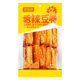 思乡山香辣豆卷湖南特产豆皮网红爆款辣条儿时回忆办公室解馋小吃