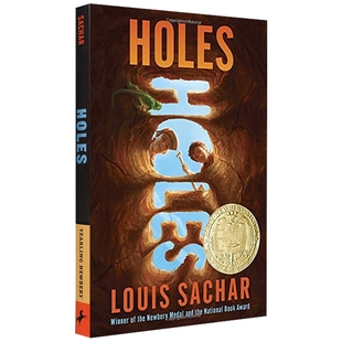 正版 Holes 别有洞天 洞 英文原版小说 纽伯瑞儿童文学奖Louis Sachar青少年儿童故事书英文原著 搭夏洛特的网奇迹男孩wonder
