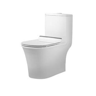 惠达无棱抗菌马桶家用超漩虹吸轻音冲防臭可移位大管径坐便器6688