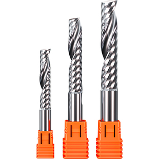 威特5A精磨8mm10mm12mm单刃螺旋铣刀切割铣刀数控电脑雕刻机刀具