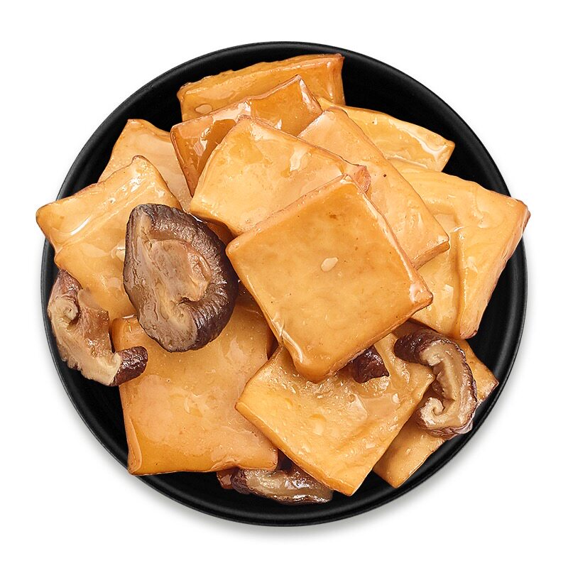 来伊份网红香菇豆干1包/250g/500g休闲零食豆腐干制品素食小吃