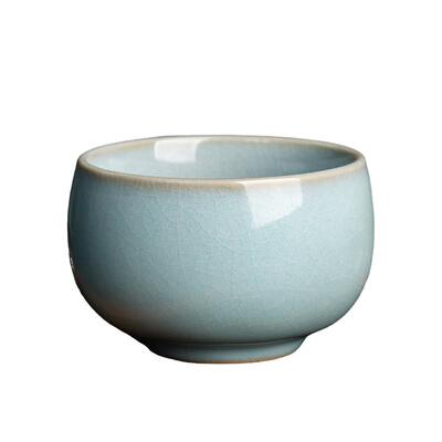 弘宝汝窑罗汉杯大号主人杯茶杯