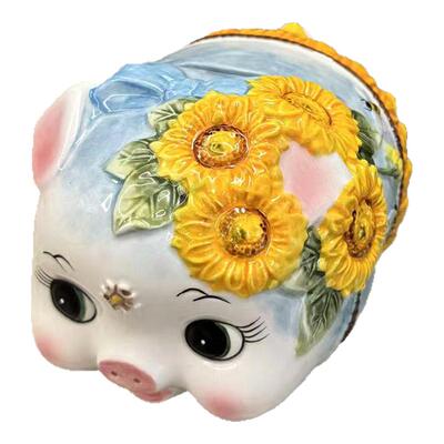 方亚无界陶瓷存钱筒家居