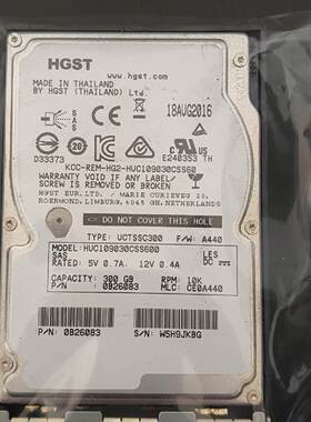 询价-HGST HUC109030CSS600 300G 2.5寸