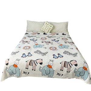 双面纯棉床盖单件四季通用全棉夹棉防滑床单加厚绗缝被榻榻米炕单