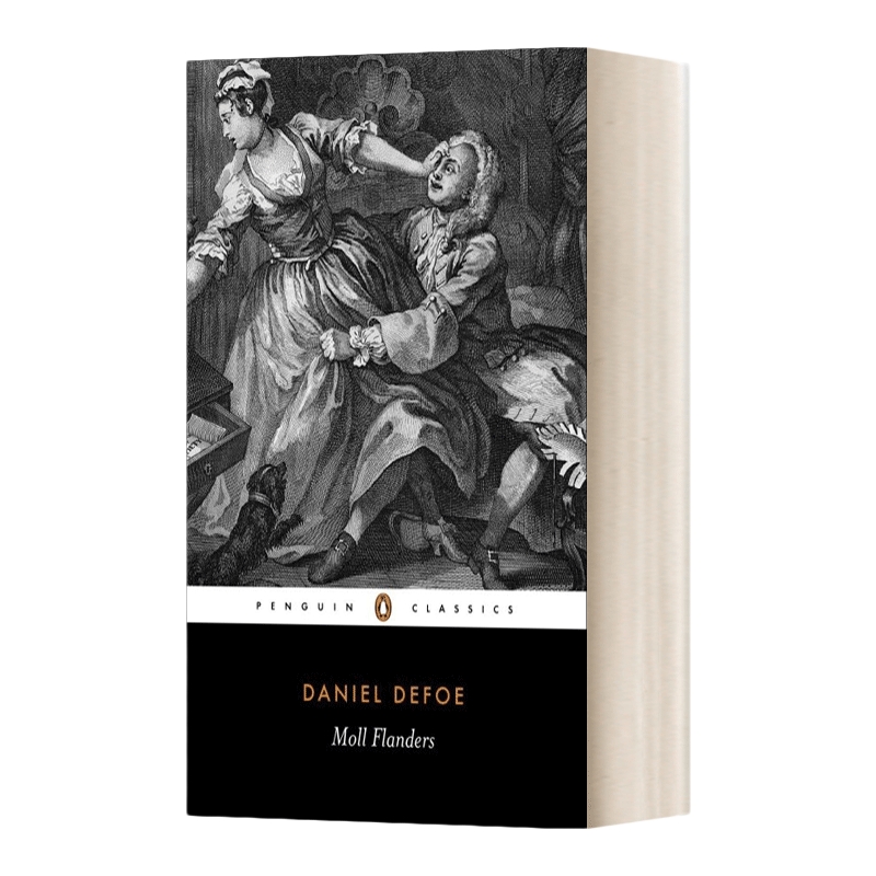 英文原版 The Fortunes and Misfortunes of the Famous Moll Flanders摩尔.弗兰德斯笛福企鹅黑经典英文版进口英语原版书籍