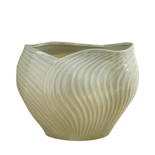 简约现代陶瓷花盆家用轻奢异形高级感大号蝴蝶兰三角梅花器盆景盆