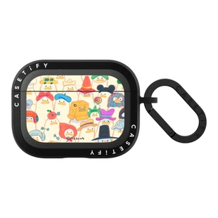 CASETiFY艺术家SSEBONG躺平鸭无线蓝牙耳机保护套适用苹果AirPods4/3雾面Pro3/2/1强韧防摔壳镜面潮卡通可爱