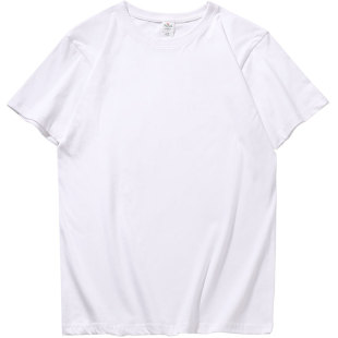 纯棉t恤定制印字logo短袖工作服工衣班服公司团建服装广告文化衫