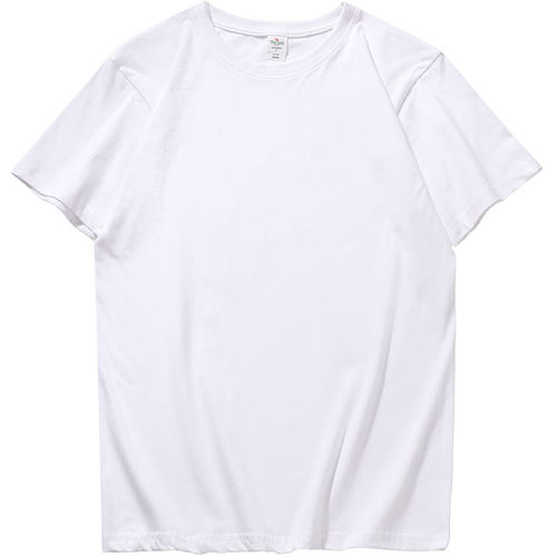 纯棉t恤定制印字logo短袖工作服工衣班服公司团建服装广告文化衫