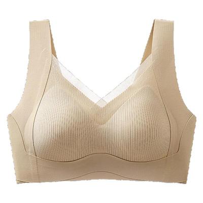 芬腾无痕内衣女夜间睡眠防下垂防外扩文胸睡觉穿的舒适背心式胸罩