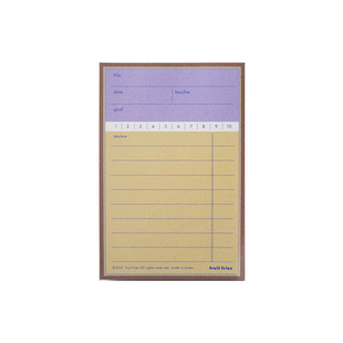 雯屋fruitfries轻复古便签本ins日程计划便条纸记事学习时间手帐