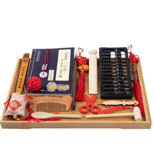 宝宝抓周用品套装一周岁男女小孩生日抓周毯布置周岁中式抓阄道具