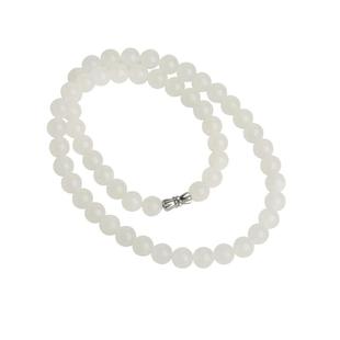 宫里上新和田玉项链女羊脂白玉颈链串珠锁骨链生日新年礼物送妈妈