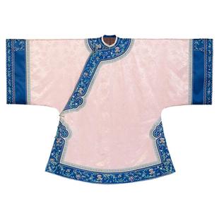 楚韵流光丨一城风絮丨冬款复古提花绣花镶边大襟宽松原创款斜襟袍