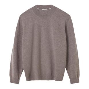 GORNIA/格罗尼雅长袖针织衫100%山羊绒舒适温暖亲肤商务羊绒衫