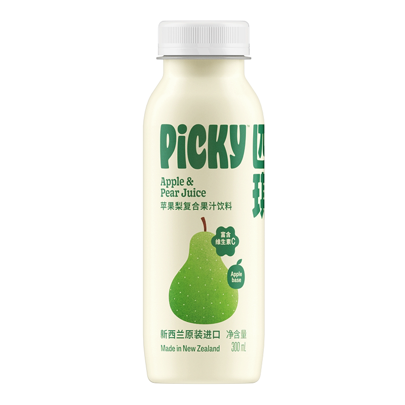 PICKY匹琪苹果梨复合果汁饮料300ml
