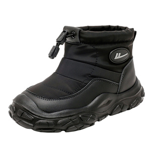 回力童鞋男童加绒雪地靴2025冬季新款儿童保暖大棉鞋女童抗寒冬靴