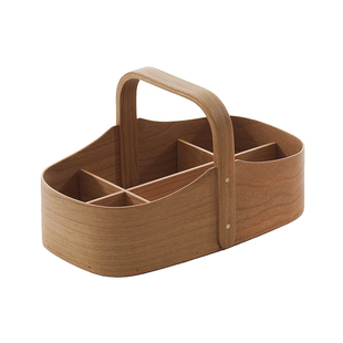 失物招领 HACO收纳盒实木化妆梳妆台口红储物收纳盒钥匙桌面收纳