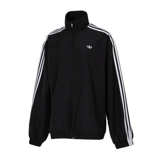 阿迪达斯三叶草立领外套女2026春季新款运动服大码宽松夹克KD2894