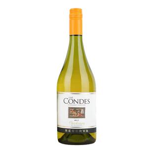 Las Condes拉斯康得酒庄智利珍藏中央山谷臻月霞多干白葡萄酒