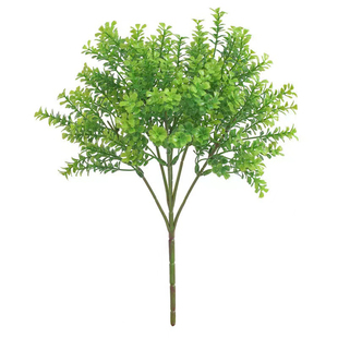 绿色塑胶仿真植物叶子墙面插花配材假花波斯草尤加利婚庆软装布置