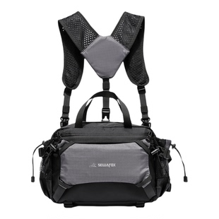 轻量化户外徒步登山包男小背包多功能斜挎包旅游轻便骑行腰包胸包