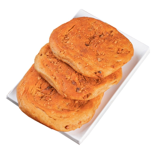 陕西宁强核桃馍1kg顺丰真空装大锅盔现做现发郭家核桃饼特产礼盒