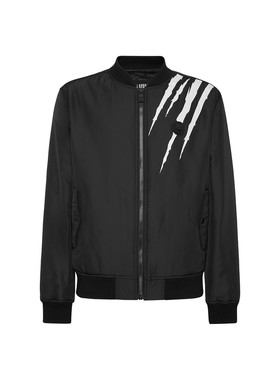 PHILIPP PLEIN 2026早春男士字母夹克精致外套棒球服PLEINSPORT