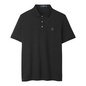 HLA/海澜之家龙腾九州IP系列短袖POLO衫24春夏吸湿排汗凉感上衣男