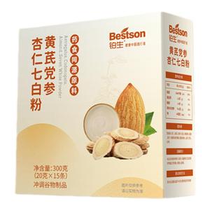 杏仁七白饮黄芪党参燕窝七白粉即食代餐芡实营养早餐代餐粉盒装